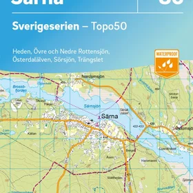 Kartförlaget 86 Särna Sverigeserien Topo50