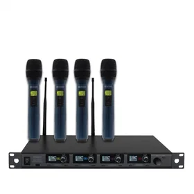 W-Audio DQM 800H Quad Microphone Radio UHF Main Portable System