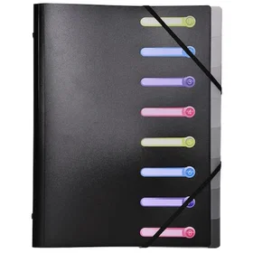 Exacompta Trieur PP 8compartiments noir