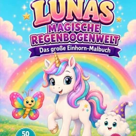 Luna Magische Regenbogen Welt Färgläggningsbok