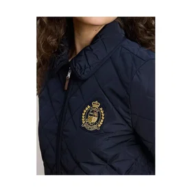 Ralph Lauren Crest-Patch Diamond-Quilted Jacka (Dam)
