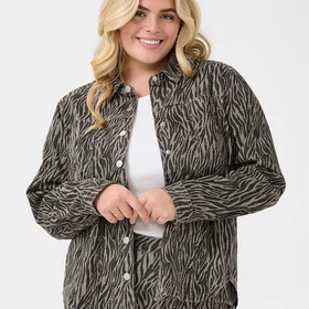 Kaffe Curve kcLeonoma Denim Shirt (Dam)