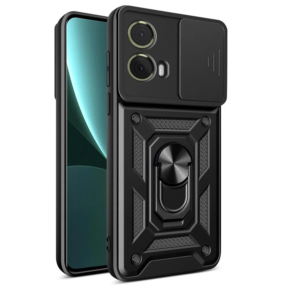 Eiderwood Carpenter Case with Magnetic Kickstand and Cam Slider for Motorola Moto G85