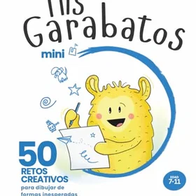 Mis Garabatos Mini Färgläggningsbok för barn