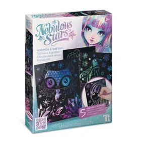 Nebulous Stars Scratch & Sketch Sett (9stk)