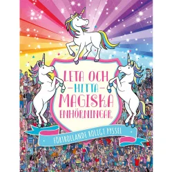 Book Leta Och Hitta Magiska Enhörningar Färgläggningsbok