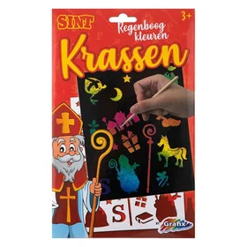 Grafix Sinterklaas Scratches Rainbow Colors