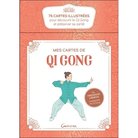 Editions Jacques Grancher Qi Gong Flash Cards 75-Card