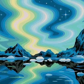 Ravensburger CreArt Malen nach Zahlen Northern Lights (23907)
