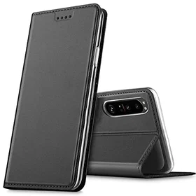 Verco Étui de Livre Portefeuille Premium pour Sony Xperia 1 III