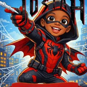 Josiah The Spider Boy Färgläggningsbok
