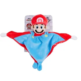 Simba Toys My Mario Baby Security Blanket With Rattle 25cm
