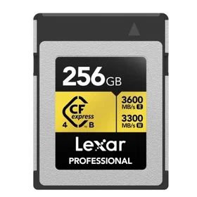 Lexar CFexpress Pro Gold CFexpress 4.0 R3600/W3300 256GB
