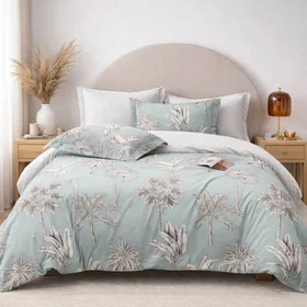 Lifestyle Home Collection Parure de lit en coton imprimé