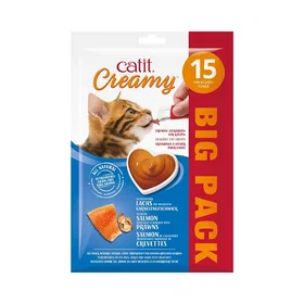 Catit Creamy Treat Salmon & Prawn 15x10g