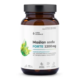 Aura Herbals Sodium Butyrate Forte 1200mg 60 Capsules