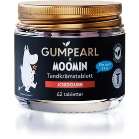 Gumpearl Moomin Jordgubb Tandkrämstablett 62 st