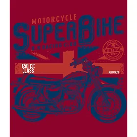 Kruskis Super Bike Kortärmad T-shirt Röd (Herr)