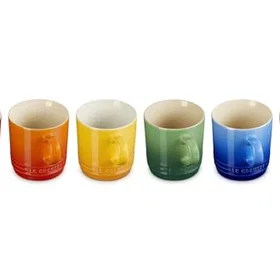 Le Creuset Rainbow kahvikuppi 20cl 6-pack