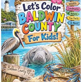 Böcker Let’s Color Baldwin County Färgläggningsbok för barn