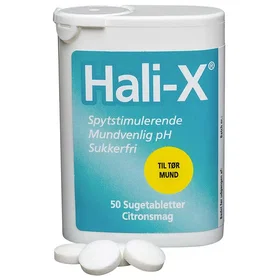HaliCare Hali-X Sitrus Tørr Munn Pastiller 50pcs