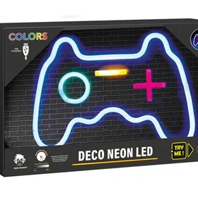 Geek XL Néon Enseigne Manette de Jeu