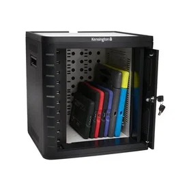 Kensington Universal Tablet Charge & Sync Cabinet Svart