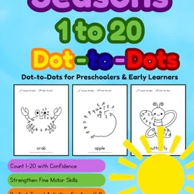 Easy Dot To Dots for Preschoolers Activity Book