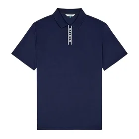 Malbon Evergreen Block Placket Piqué Polo Shirt (Herre)