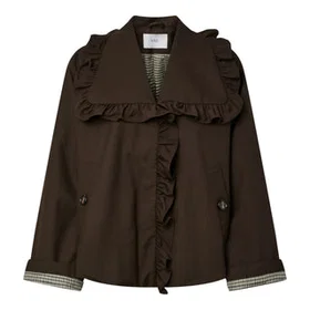 YAS Ls Short Trenchcoat (Dame)