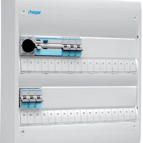 Hager Normcentral Gamma 2x18 moduler