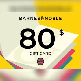 Barnes and Noble Gavekort 80 USD