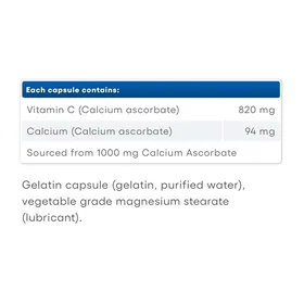 Natural Factors Vitamin C Kalciumaskorbat 1000mg 90 Kapslar