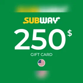 Subway Gavekort 250 USD