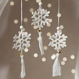 Creativ Company Snowflakes Crochet Kit