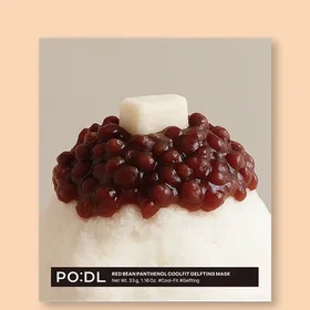 PO:DL Red Bean Panthenol Sheet Mask 33g