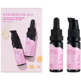 Flow Cosmetics Super Moisture Duo Kit (Arctic Beauty Cream 10ml, Arctic Beauty O