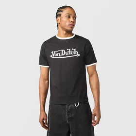 Von Dutch Ringer T-Shirt size? exclusive Black