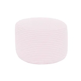 bananair Footstool Round 50x30cm Pale Pink