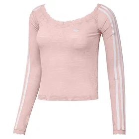 Adidas Lace Bardot Long Sleeve T-shirt (Dam)