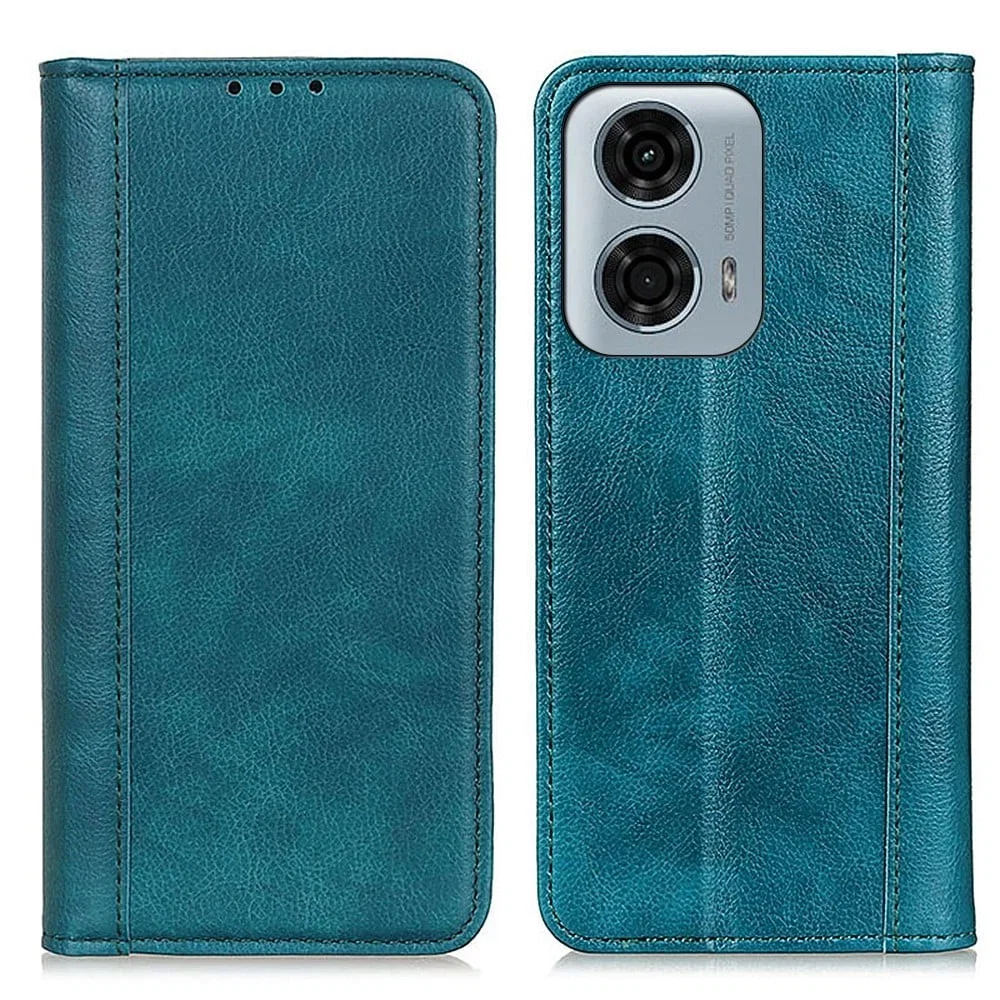 Aito Leather Case with Magnetic Closure for Motorola Moto G24