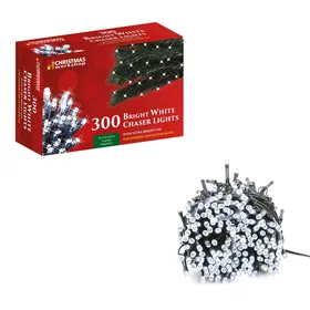 Christmas 77650 Bright White Chaser Light String (300 LEDs)