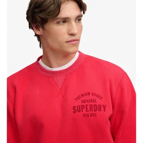 Superdry Block Text Crew Sweatshirt (Herr)
