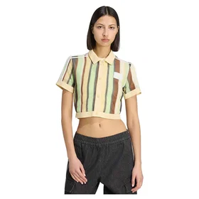 Adidas Originals Cropped Short Sleeve Polo Shirt (Women's)