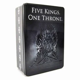 Game of Thrones Fem Kungar Ett Valtaistuin Metallisk Presentburk 19x12.5x5.5cm
