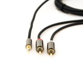 Stoltzen Flex Audio cable 3.5mm till RCA x 2 PROMJRCA02