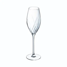 Cristal d'Arques Swirly Champagne Glass 24cl