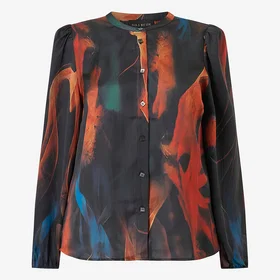 No Blus Lang Puffermet Bluse (Dame)