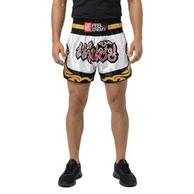 Krf Feel The Enemy Champion Thaibox Trunks Muay Thai Shorts (Herr)