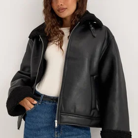 Pieces Coated Aviator Jakke (Dame)